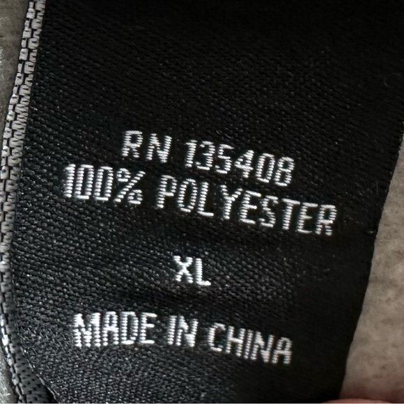 Mens Hooey XL Vest Grey and Black Fleece - Picture 5 of 8